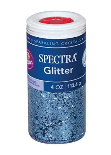 Spectra ArtsCrafts Glitter, Sky Blue, 4 oz, 1 Jar