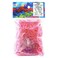 Rainbow LoomPink Rubber Bands with 24 C-Clips ,600 Count