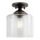 Kichler Winslow 8.5" 1-Light Semi-Flush Mount Light, Olde Bronze