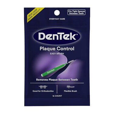 DenTek Interdental Brushes, Plaque Control Easy Brush, 16 Count