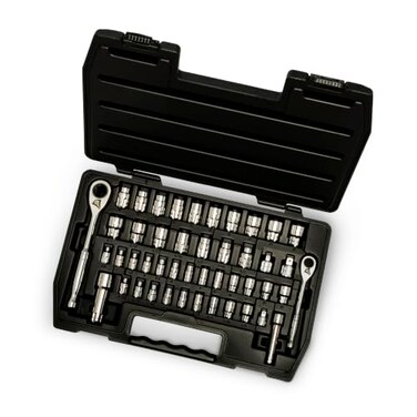GEARWRENCH 46 Pc 1/4"3/8" Dr Pass-Thru 6 Pt SAE/Metric Tool Set8946