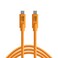 Tether Tools TetherPro USB-C to USB-C, 5Gbps Gen 1, 10' ,3m, High-Visibility Orange