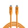 Tether Tools TetherPro USB-C to USB-C, 5Gbps Gen 1, 10' ,3m, High-Visibility Orange