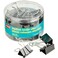 Staples Medium Metal Binder Clips, Black, 1 1/4" Size with 5/8"Capacity