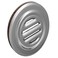 CRL Satin Anodized Finish Aluminum No-Draft Speak-Thru