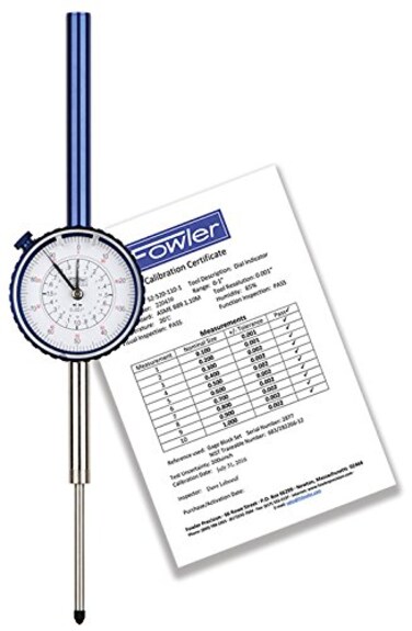 Fowler 52-520-120-0, ADG Dial Indicator with 0-2" Measuring Range