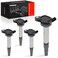 A-Premium Set of 4 Ignition Coil Pack - 4-Pins