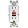 Leviton 15 Amp 125-Volt Self-Test Tamper Resistant GFCI Outlet, White ,4-Pack
