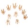 MUXSAM Golf Octopus Shims, 10PCS 0.335, Golf Brass Adapter Spacer Shims
