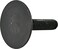 Hillman Elevator Bolts 1/4" x 1-1/4", Black Phosphate