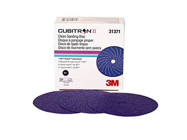 3M - Cubitron Ii Hookit Clean Sanding Disc 6 80 Grit ,31371