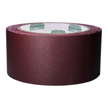 BookGuard Cloth Book Binding Tape, 2 Inch Burdy, 15 Yard Roll
