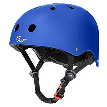 JBM Skateboard Helmet - Lightweight, AdjustableVentilated Helmet for Scooter, Roller Skate, Inline Skate