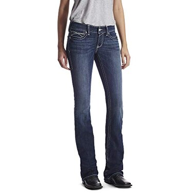 Ariat R.E.A.L. Low Rise Boot Cut Jean s“ Womens Denim