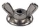 Hillman Washered Wing Nuts, 1/4-20, 50 Pack, Silver Zinc
