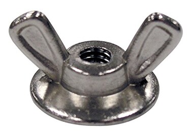 Hillman Washered Wing Nuts, 1/4-20, 50 Pack, Silver Zinc
