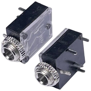 CESS 3.5mm TRS Stereo Female Socket with Switch, 10 Pack