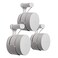 Dot Genie Google WiFi Outlet MountOriginal Rectangular Plug ,Not Round Plug3-Pack
