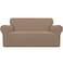 Easy-Going Stretch Loveseat Couch Covers Washable Camel
