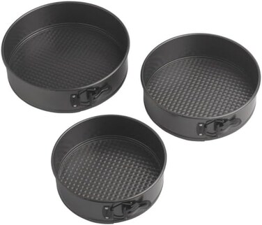 Wilton Gold Non-Stick Springform Pan Set, Made Without PFAS, 8, 9, 10 in.
