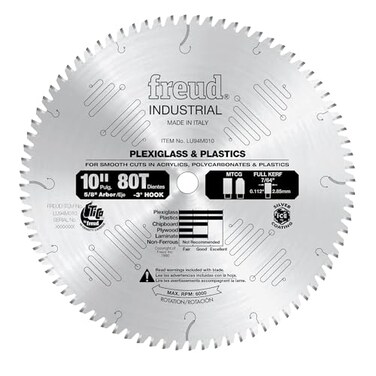 Freud LU94M010: 10" Plastic Blade