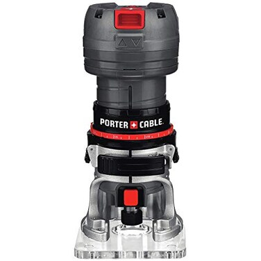 PORTER-CABLE Porter Cable Router, Variable Speed, 1/4-Inch Laminate Trimmer, 5.6-Amp ,PCE6435