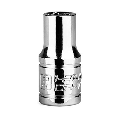 Capri Tools 6 mm Shallow Socket, 1/4-Inch Drive, 6-Point, Metric