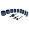 Disston E0103116 Boxed Blu-Mol Bi-Metal Hole Saw Kits, 13-Piece Journeyman's Kit