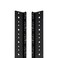 NavePoint 10U Vertical Rack Rail Pair DIY Kit with Hardware, Black