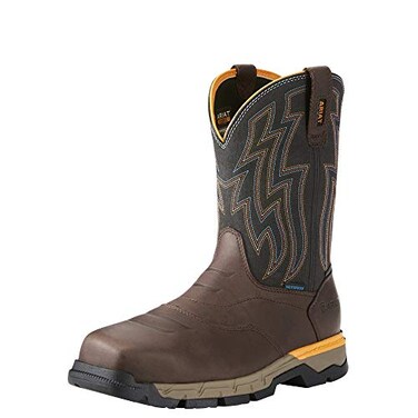 Ariat Rebar Flex Western Waterproof Composite Toe Work Boot“ Mens Leather Boots