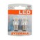 SYLVANIA 7528 LED White Mini Bulb, Daytime Running Light, 2 Bulbs