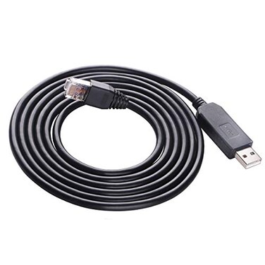 Green-utech 5FT USB Console Cable Compatible for Cisco Juniper Router Switch FT232RL Chip USB to RS232 RJ45 Console Serial Cable for Windows 8, 7, Vista, Mac, Linux ,5FT
