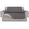 Easy-Going Reversible Couch Cover, 2 Cushion Sofa, Gray/Light Gray