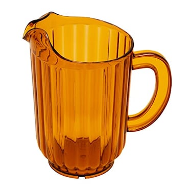 GET G.E.T. 60 oz Amber Plastic Pitcher with Handle