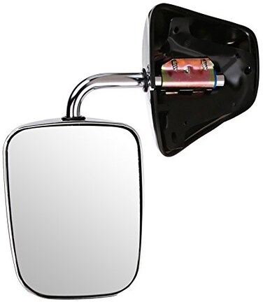 Fit System H3621GM Driver Side Replacement OE Style Manual Folding Mirror, Chrome