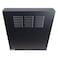 NavePoint 2U Vertical Server Rack Enclosure, Low Profile, 20" Deep, Max Weight Capacity 150 lbs - 2U Network Cabinet Vertical Wall Mount, Perforated, Black