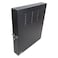 NavePoint 2U Vertical Server Rack Enclosure, Low Profile, 20" Deep, Max Weight Capacity 150 lbs - 2U Network Cabinet Vertical Wall Mount, Perforated, Black