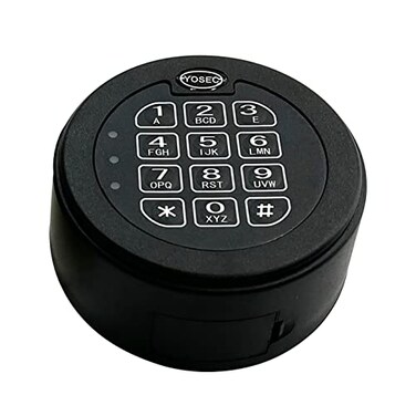Yosec Electronic Safe Lock with Digital keypad for Safe Box with time delay function0-59 Minutes,1 Master Code and 5 User Code can be Set Dual Control Model