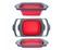 Comfify XL Large Kitchen Strainer - Collapsible Silicone Over-The-Sink Colander with Extendable Handles - Use with Pasta, Fruit, BerriesVeggie - 6 Quart - Red