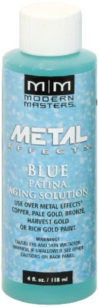 Modern Masters 4 oz PA902 Blue Metal Effects Aging Solution