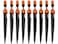 CTKcom Micro Spray Adjustable 360 Degree Water Flow Irrigation Drippers on Stake Emitter Drip System,Pack of 25