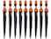 CTKcom Micro Spray Adjustable 360 Degree Water Flow Irrigation Drippers on Stake Emitter Drip System,Pack of 25