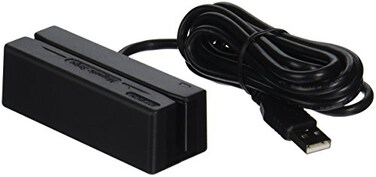 ID TECH Idtech IDMB-334112B MiniMag II MagStripe Reader, Track 1 and 2, USB Keyboard Emulation, Black