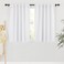 RYB HOME Short Blackout Curtains for Small Kitchen Cafe Bathroom Window