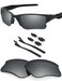 BLAZERBUCK Anti-salt Polarized Replacement LensesSock Kit for Oakley Half Jacket 2.0 XL OO9154 - Silver Chrome