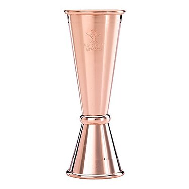 Barfly Japanese Style Jigger, 1 oz x 2 oz, Copper