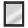 MCS Wall Mirror, 28x34, Brushed Black, for BathroomBedroom Beveled