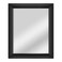 MCS Wall Mirror, 28x34, Brushed Black, for BathroomBedroom Beveled