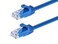 Monoprice Cat6 Ethernet Patch Cable - Snagless RJ45, 24AWG Stranded Pure Bare Copper Wire, 550Mhz, UTP, 7 Feet, Blue - Flexboot Series ,1 Pack