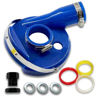 EDiamondTools 5" Polyurethane Dust Shroud for Angle Grinders and Threaded Grinding Wheels